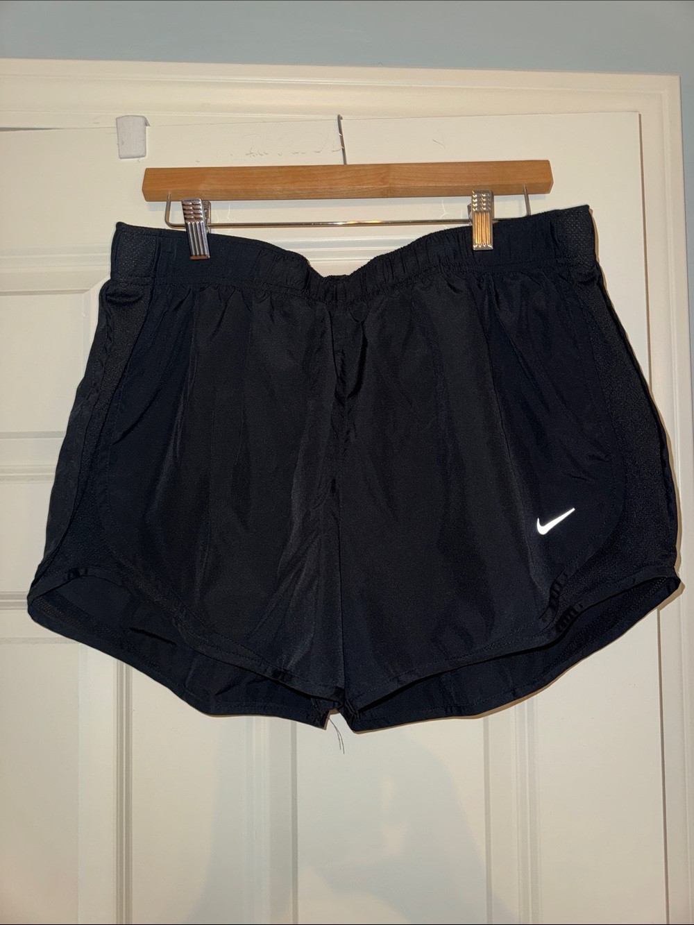 Nike Pro Women's Black Shorts with Reflective Swoosh